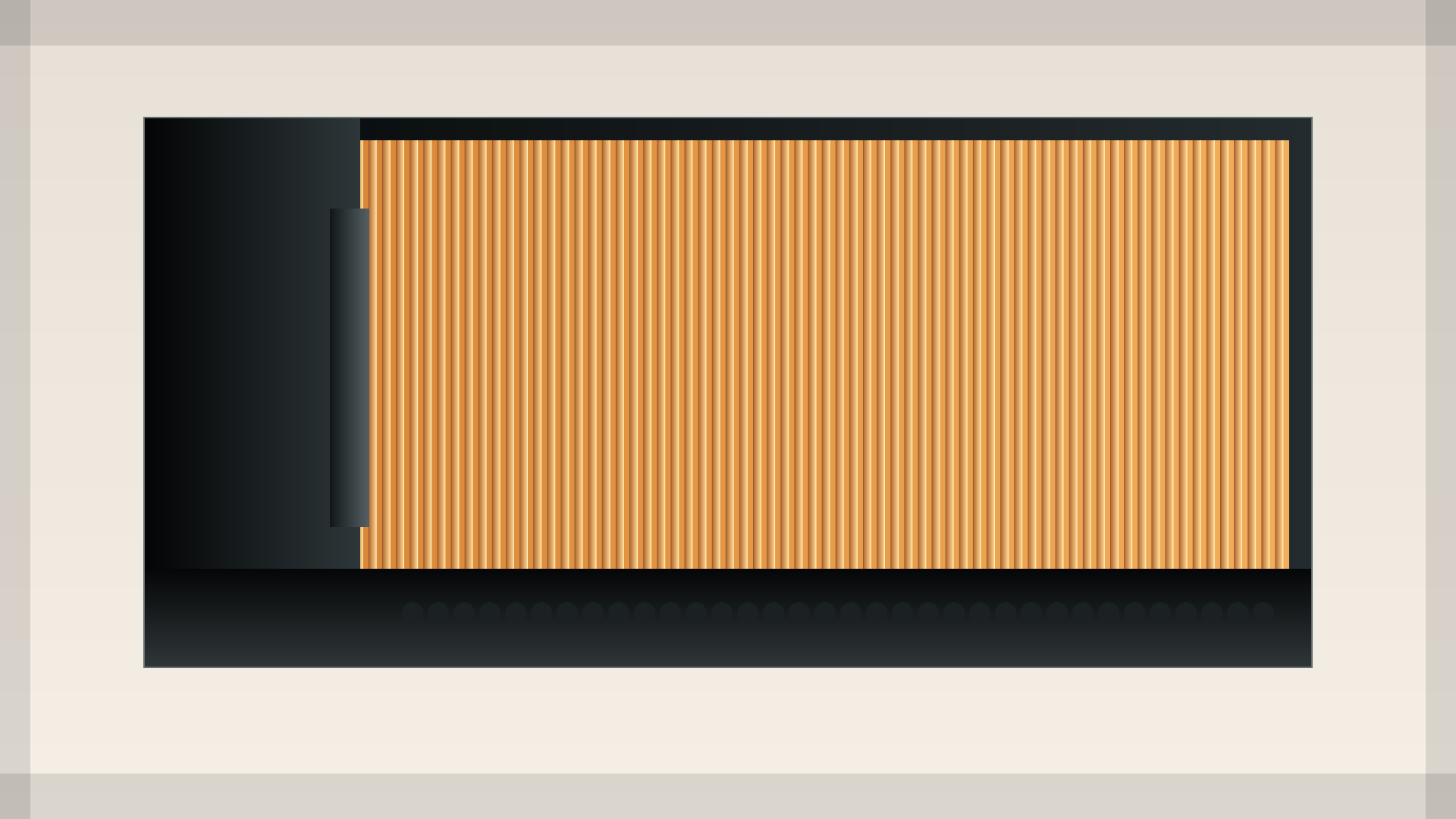 窗饰系统轨道和密封细节